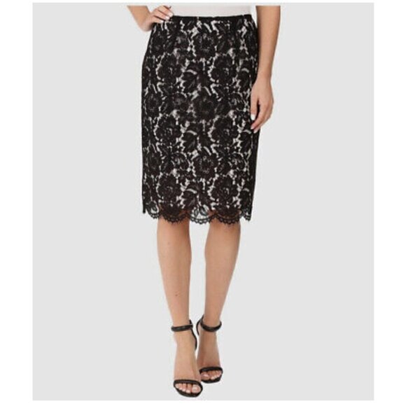 Vince Camuto Lace Pencil Skirt 6 - Picture 1 of 5
